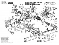 Bosch 0 603 227 203 Pke 40 B Chain Saw 230 V / Eu Spare Parts